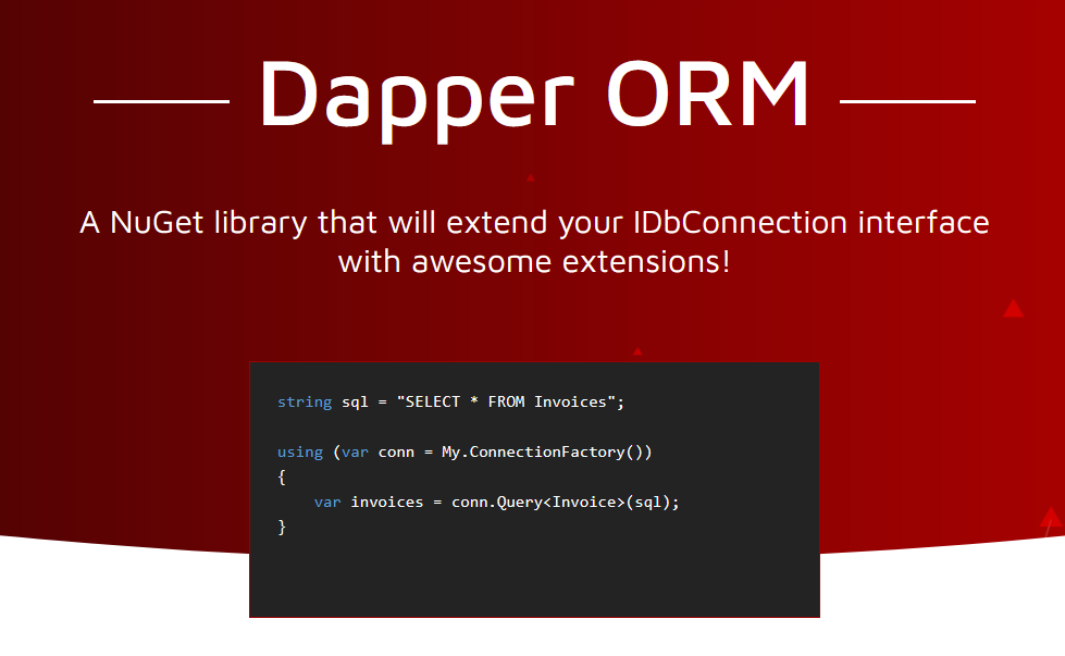 Dapper ORM for .Net